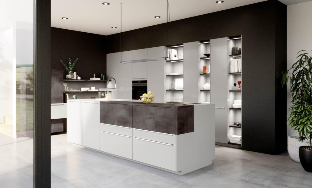 Cucine Vivari lux-891-seidengrau-hochclanz-1024x616 Cucine Verona Ferrara Rovigo svg+xml;charset=utf